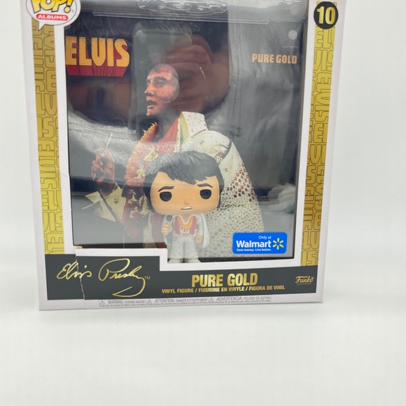 Funko Pop! Albums Elvis Presley Pure Gold #10 Walmart Exclusive Vinyl Figure - Picture 1 of 6